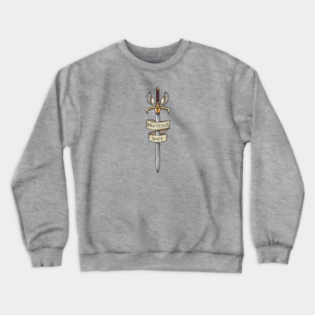 Paladin - Righteous Smite Crewneck Sweatshirt by Sheppard56